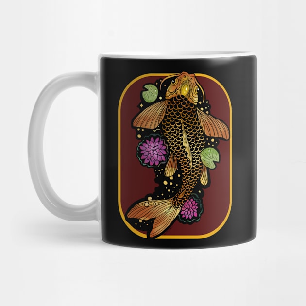 Koi Fish Stylized by Shadowind